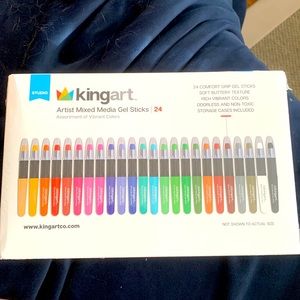 Gel art pens